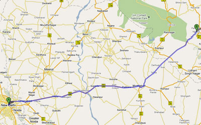 Hotel Gurdeep Reach Map